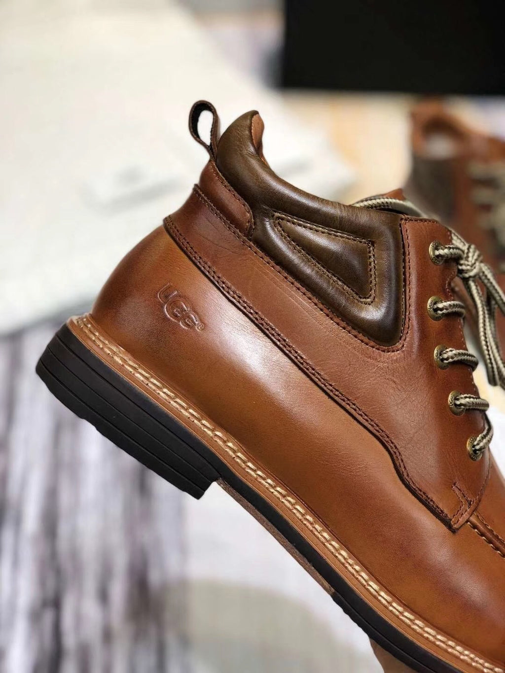 0726-1 Upgraded Series Leather Shoes – Brown