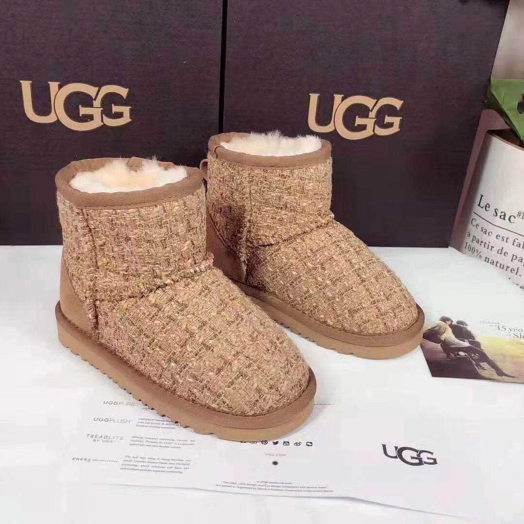 5854 Kids' Chic Winter Boots – Chestnut