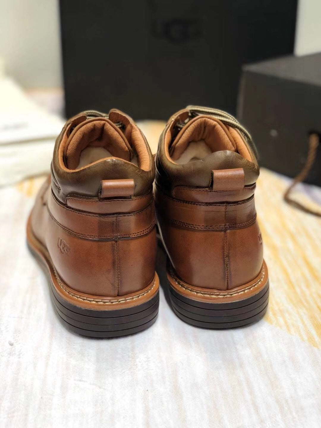 0726-1 Upgraded Series Leather Shoes – Brown