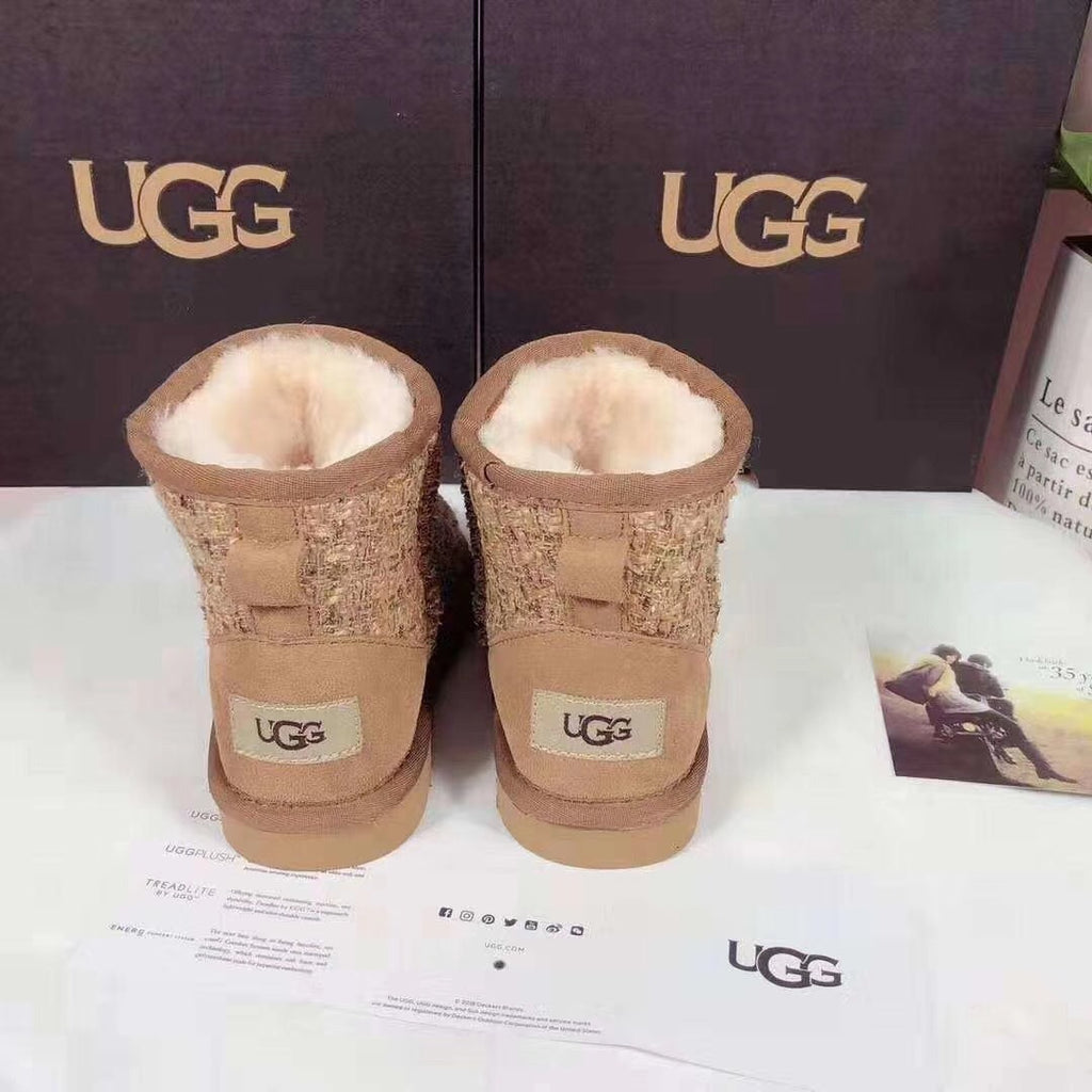 5854 Kids' Chic Winter Boots – Chestnut