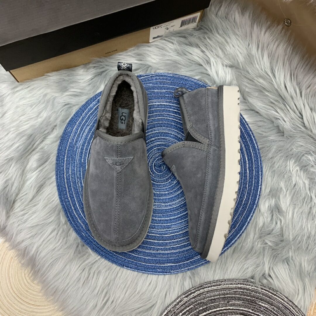 3455 Men's Slip-On Low-Top Shoes – Gray
