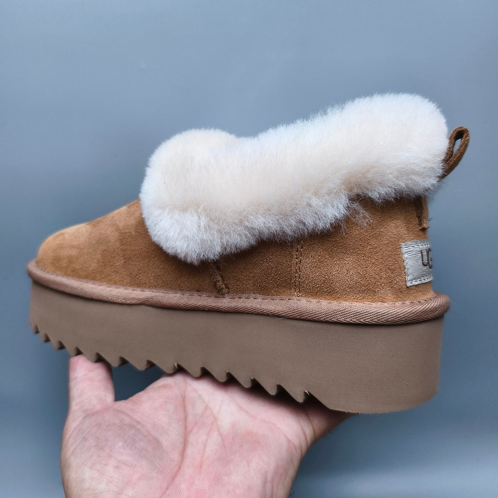 6733 Platform Casual Shoes – Chestnut