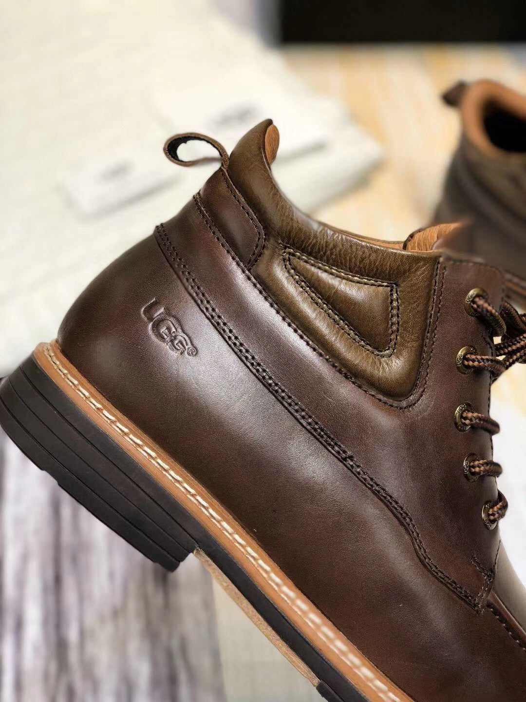 0726-1 Upgraded Series Leather Shoes – Chocolate Brown