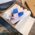 3490 Platform Sandals – Pink Colorblock