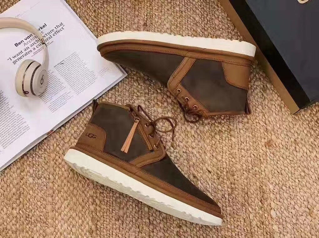 3883 Updated Zip-Up Shoes – Chestnut