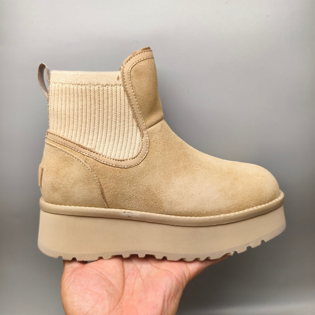 3258 5 cm Platform Casual Fashion Shoes – Sand