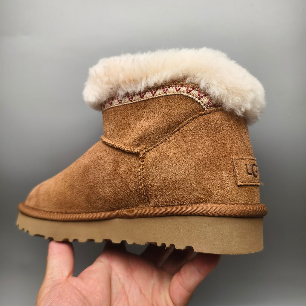 4496 Boho-Inspired Low-Top Casual Shoes – Chestnut