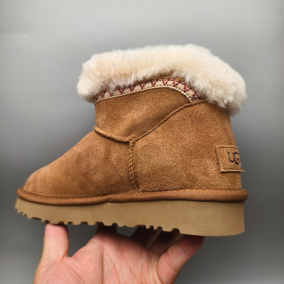 4496 Boho-Inspired Low-Top Casual Shoes – Chestnut
