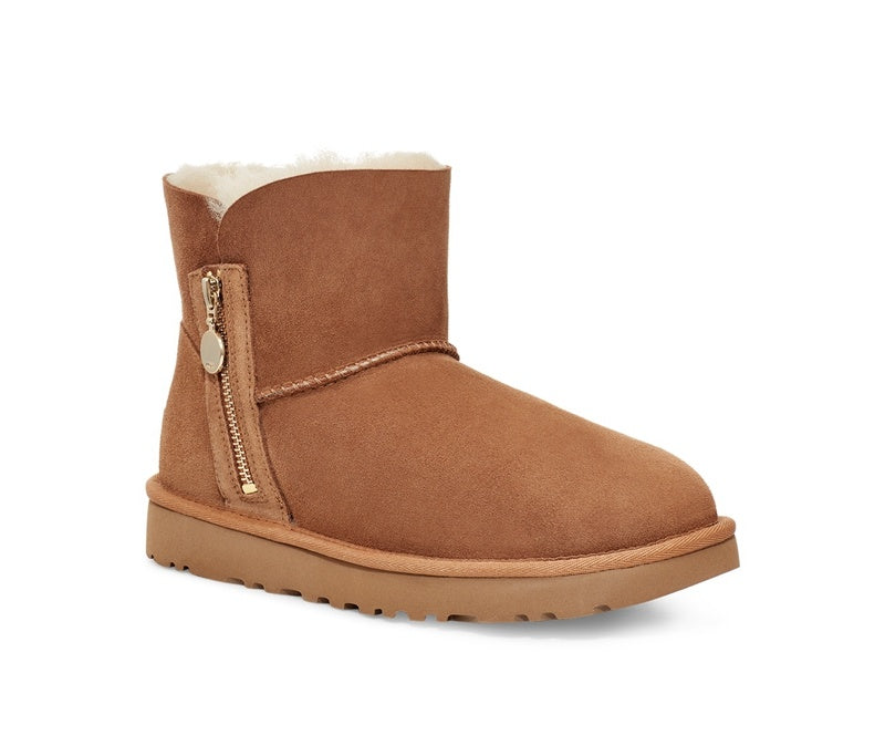 2481 Side-Zip Ankle Boots – Chestnut