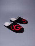 2593 Large G Indoor Slippers – Black