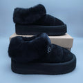 6390 Platform Slip-On Casual Shoes – Black