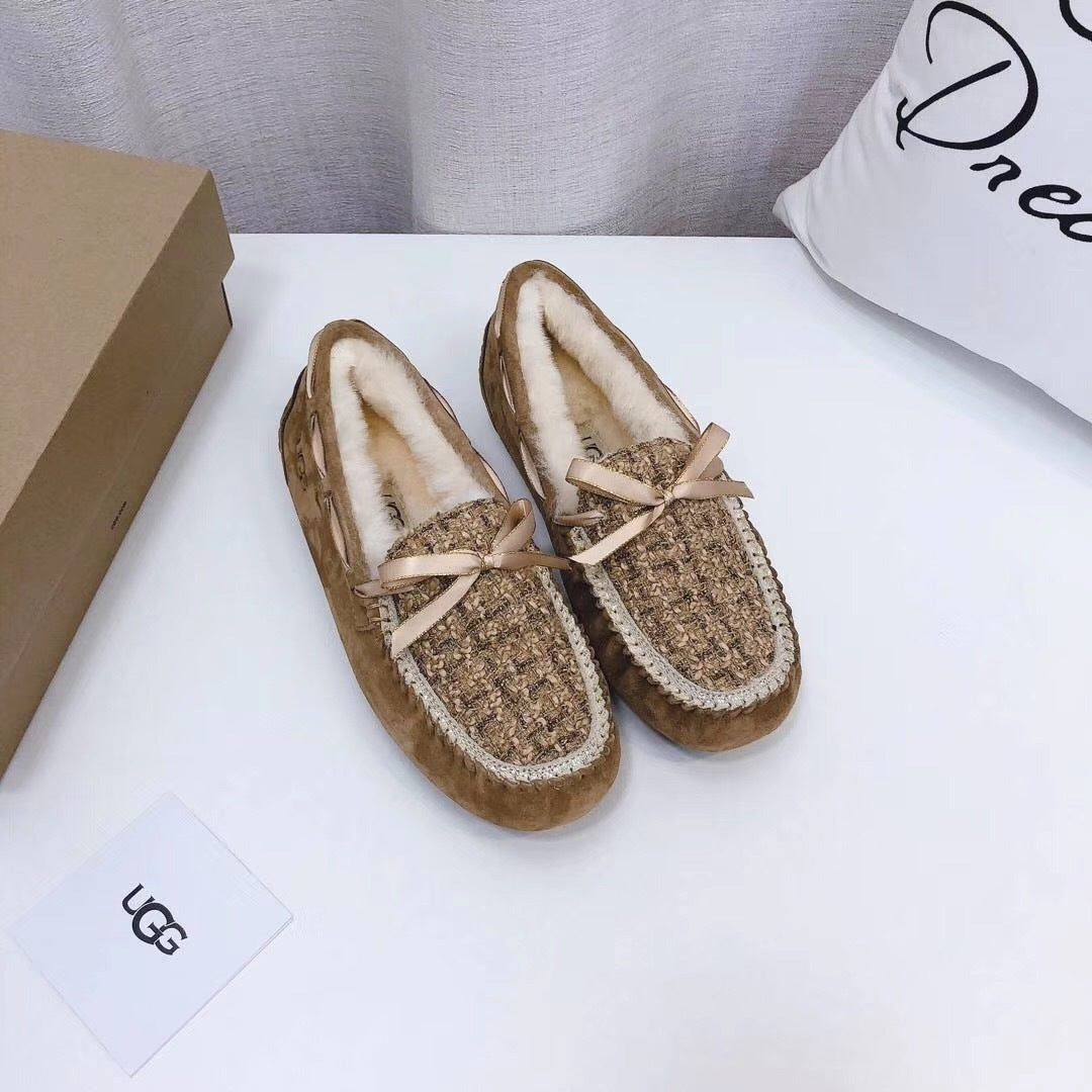5623 Chic Moccasin-Style Shoes – Chestnut