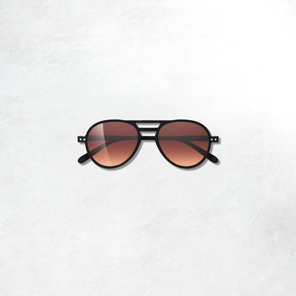 Izipizi Active Glasses Cliff: Black Road Mirrored Lenses