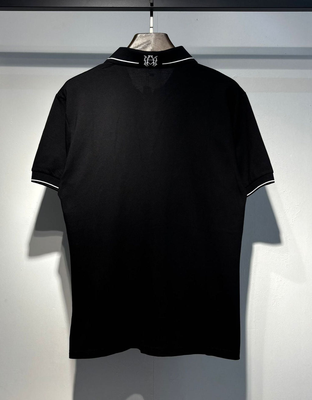 Amiri Embroidered Letter Loose Short Sleeve Polo Shirt Unisex