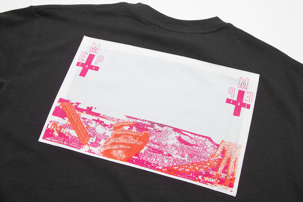 Cav Empt Washed Cross Patch Short Sleeve Crew Neck T-Shirt Unisex