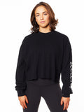 BLACK WAFFLE LONG SLEEVE