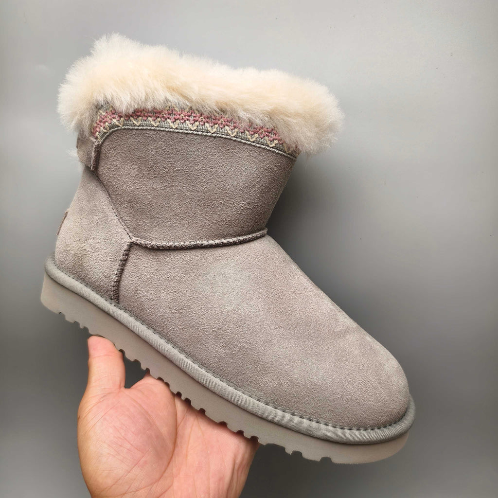 4517 Boho-Inspired Back-Strap Shoes – Gray