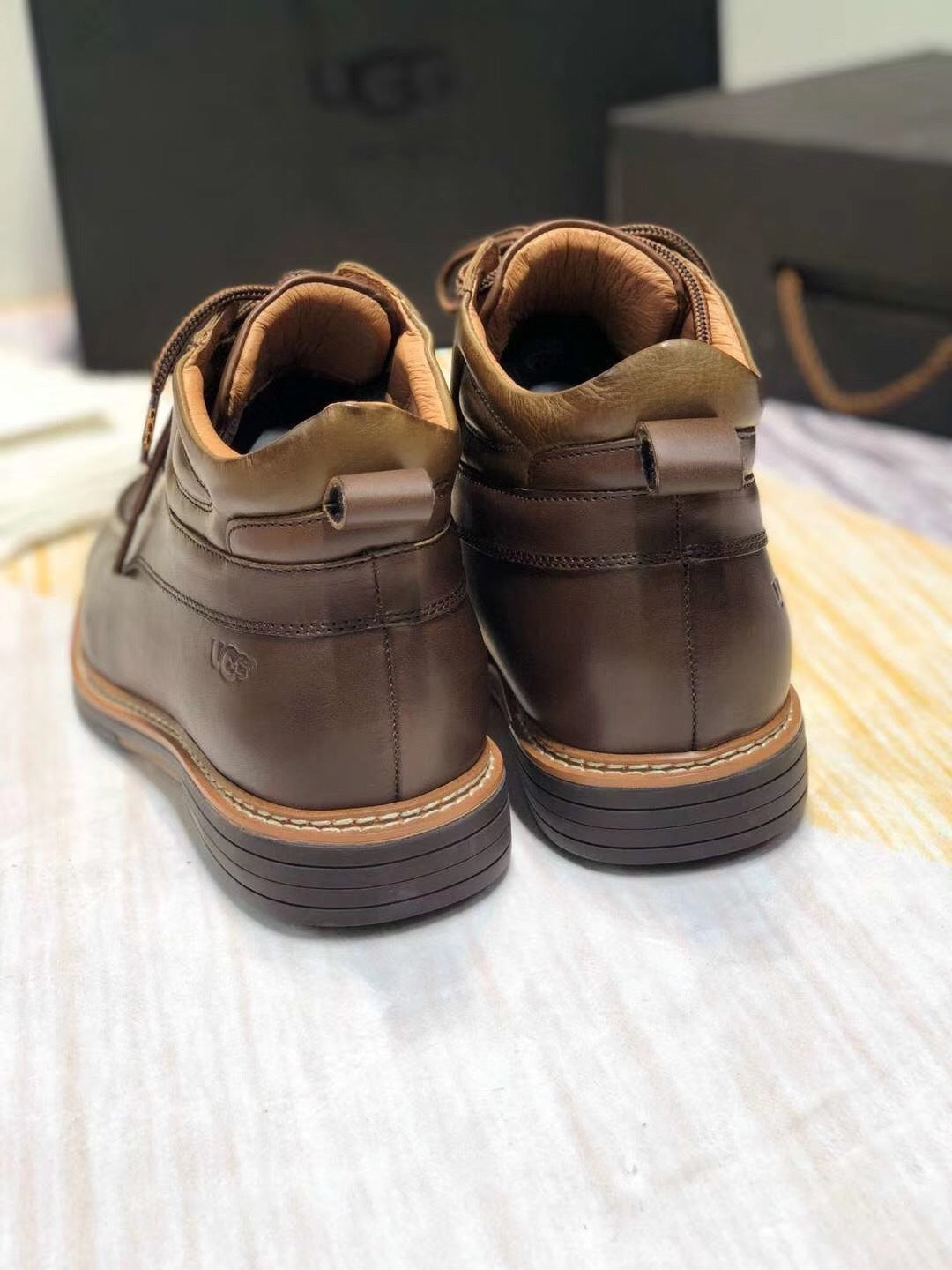 0726-1 Upgraded Series Leather Shoes – Chocolate Brown