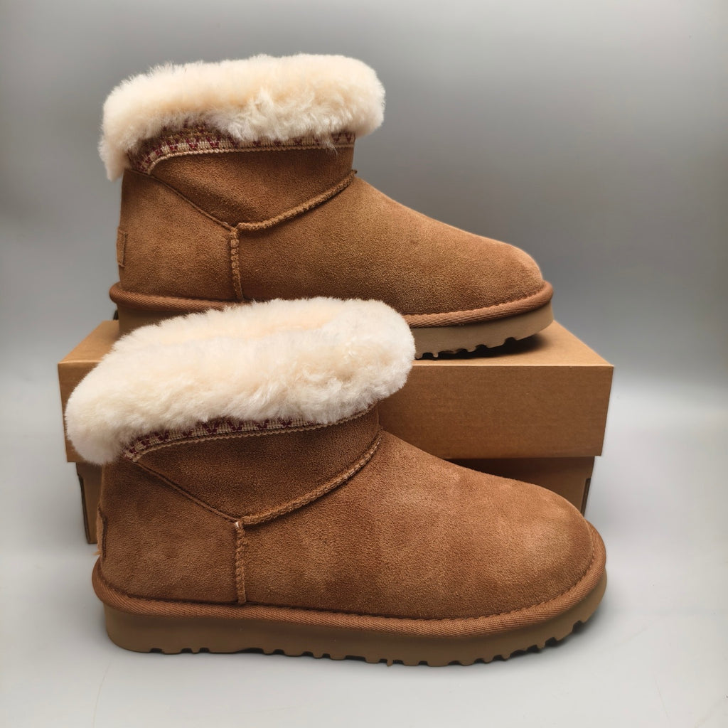 4496 Boho-Inspired Low-Top Casual Shoes – Chestnut