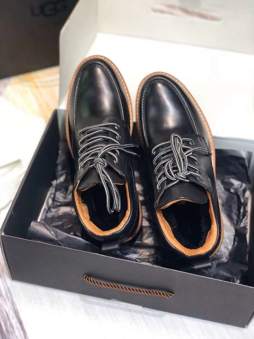 0726-1 Upgraded Series Leather Shoes – Classic Black