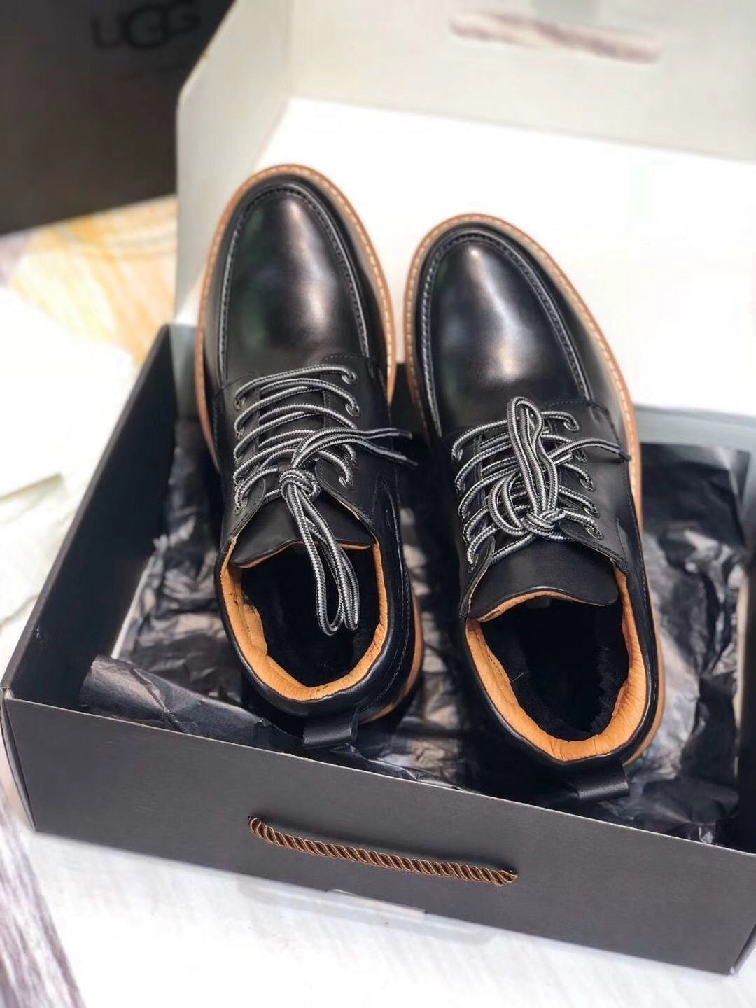 0726-1 Upgraded Series Leather Shoes – Classic Black
