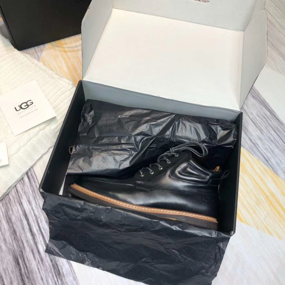 0726-1 Upgraded Series Leather Shoes – Classic Black