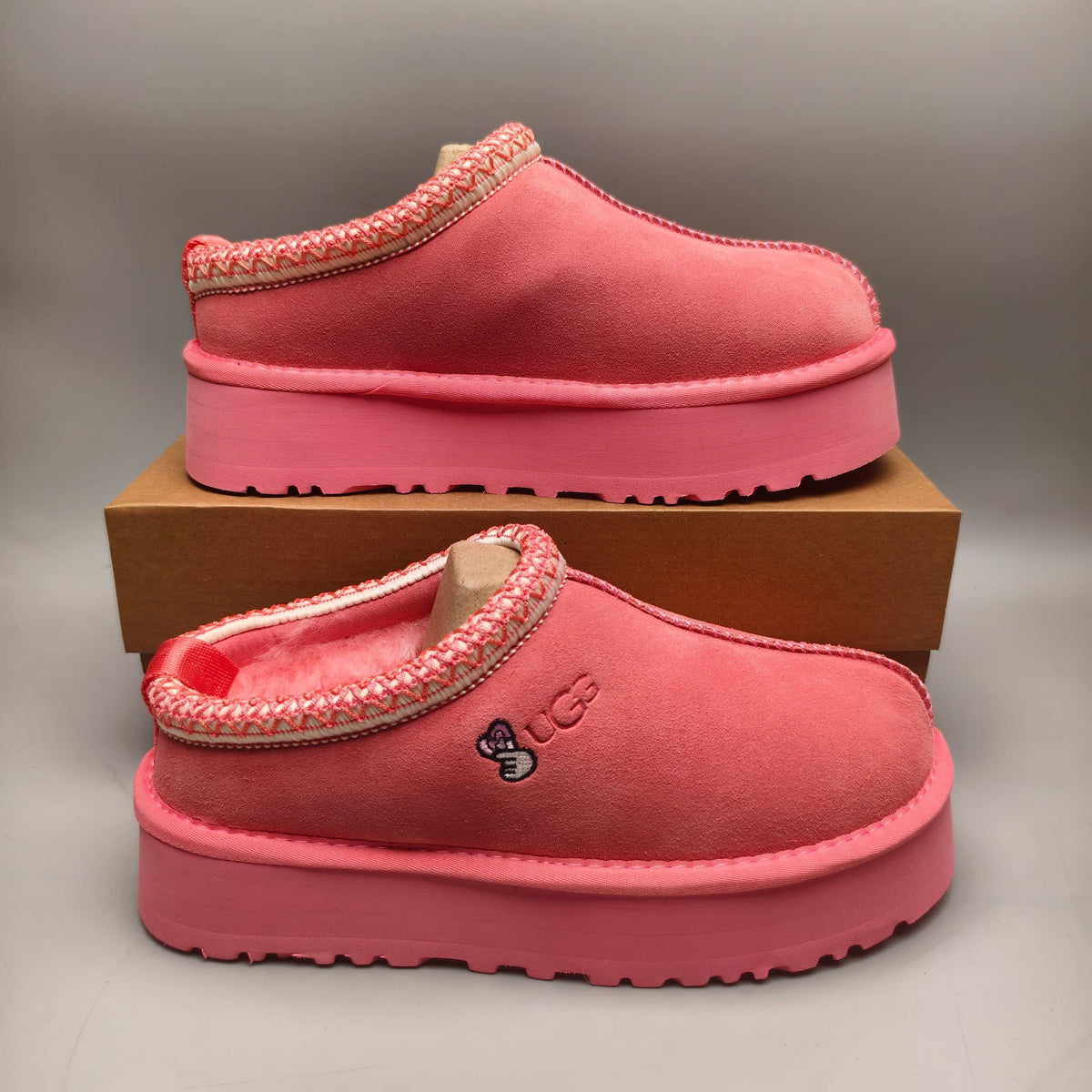 2553 / 2130 Boho-Inspired Platform Casual Shoes – Fuchsia