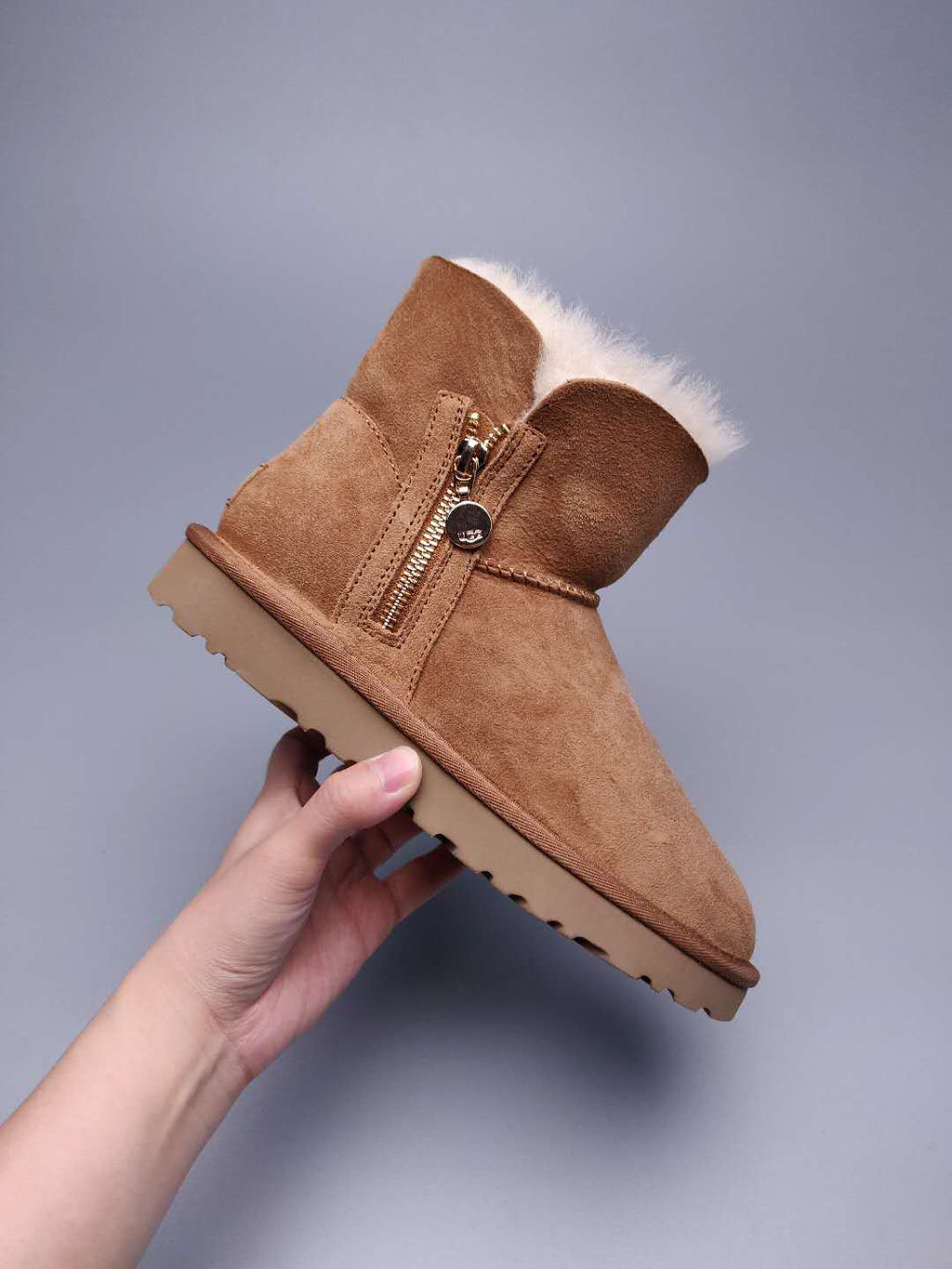 2481 Side-Zip Ankle Boots – Chestnut