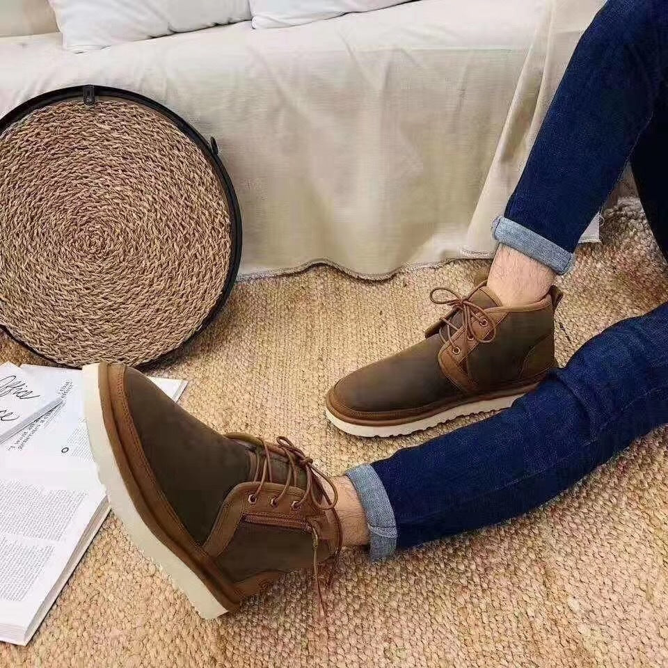 3883 Updated Zip-Up Shoes – Chestnut