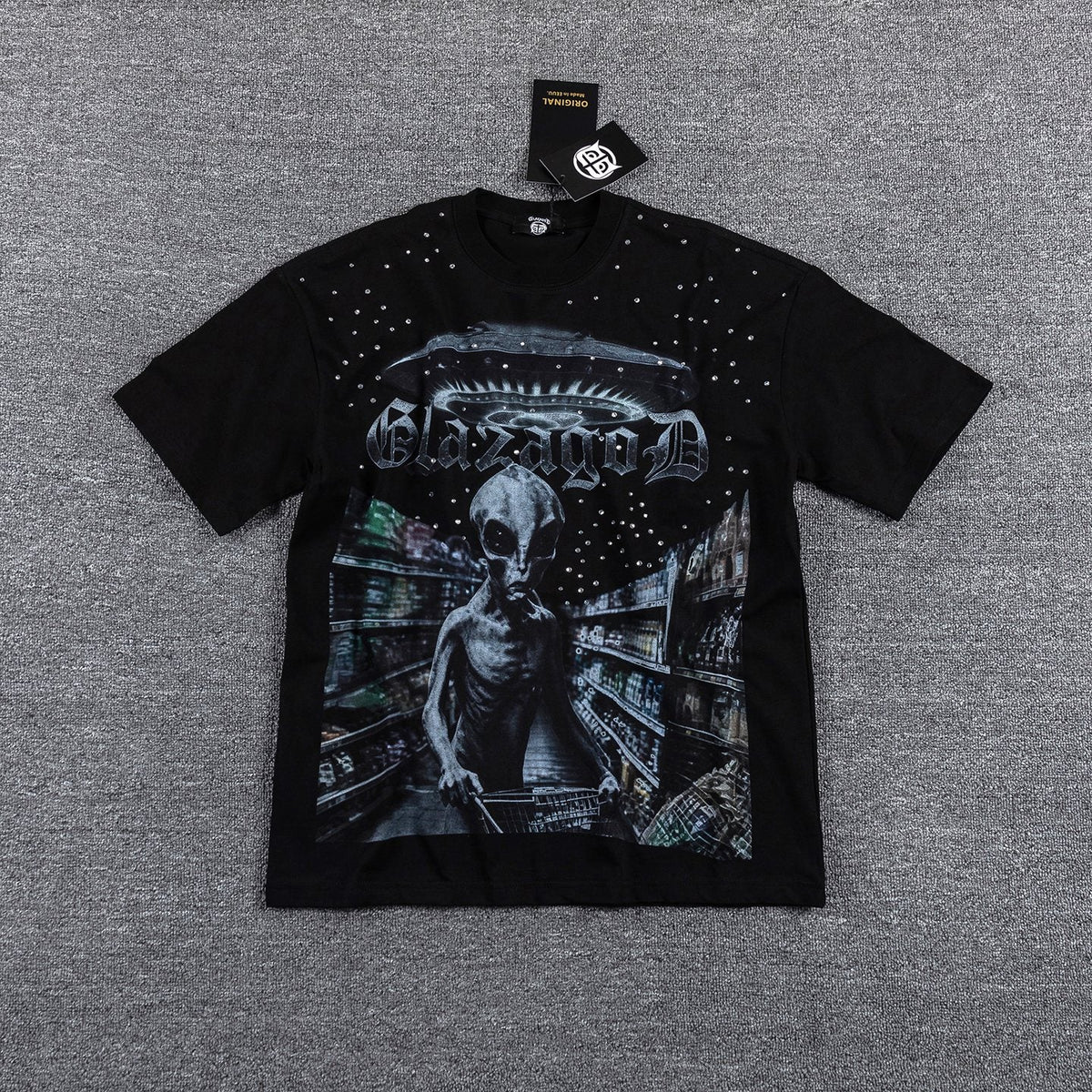 GlazingD Above the Law of Gravity Graphic T-Shirt