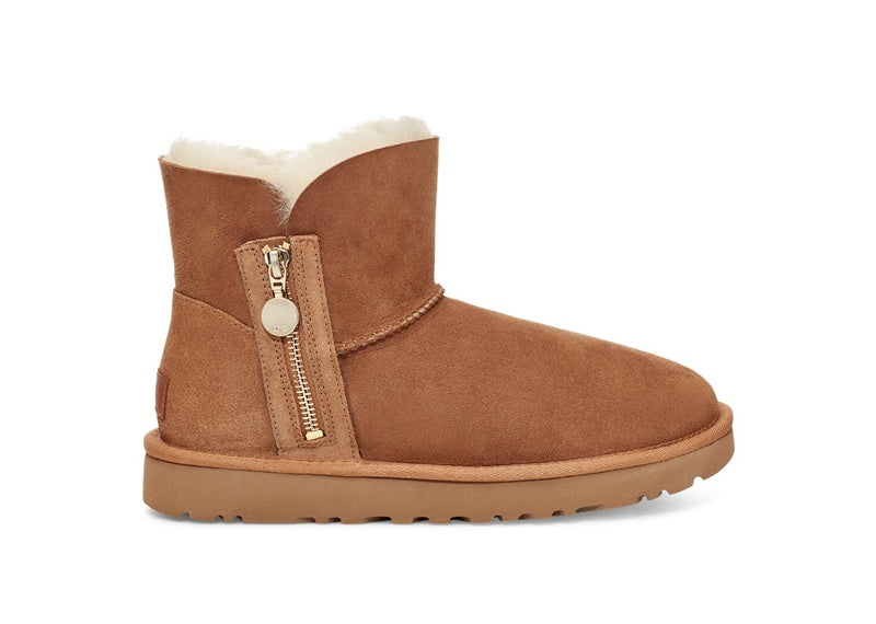 2481 Side-Zip Ankle Boots – Chestnut