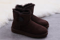 6422 W Mini Bailey Button II Boots – Coffee Brown