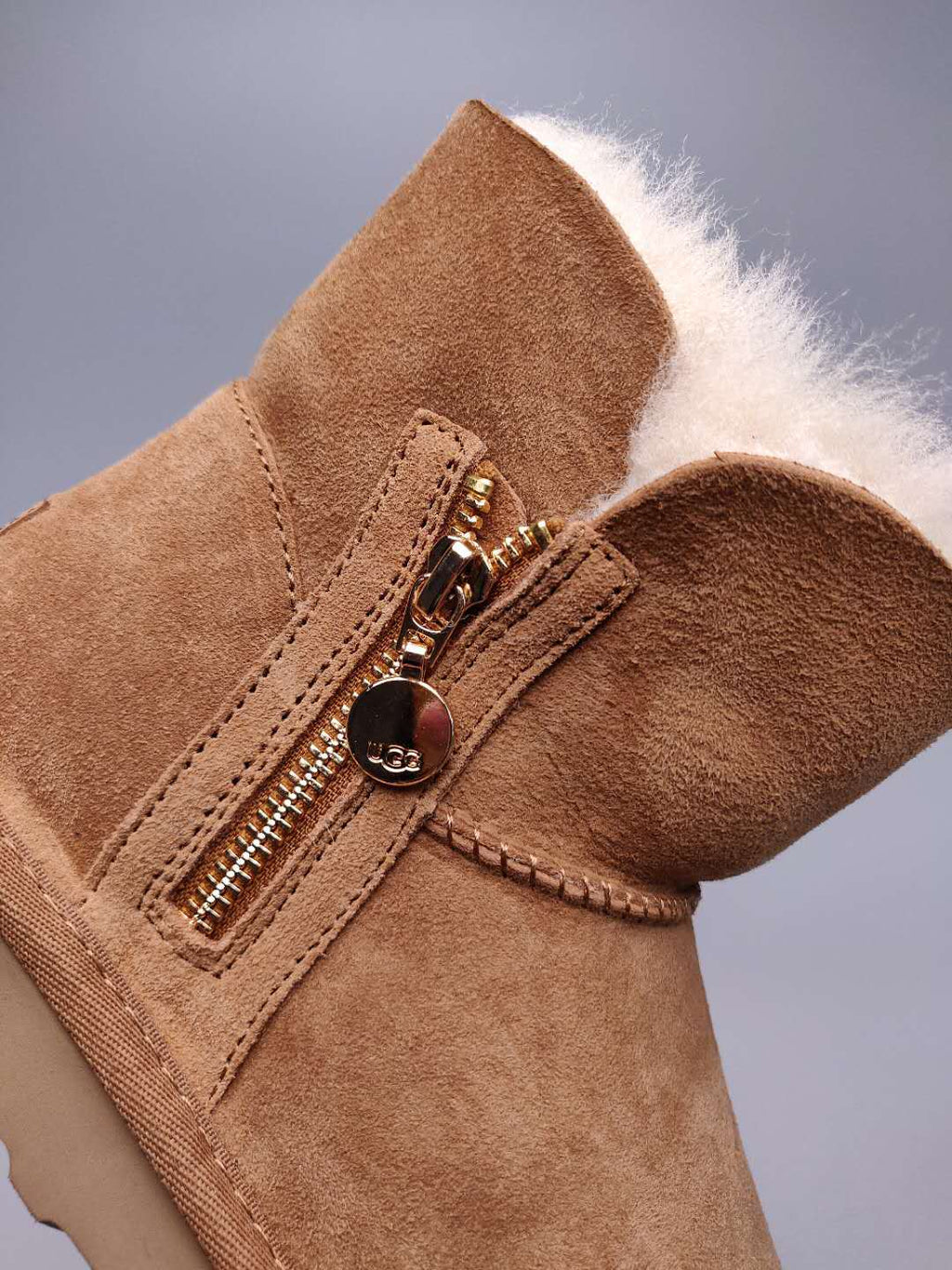 2481 Side-Zip Ankle Boots – Chestnut
