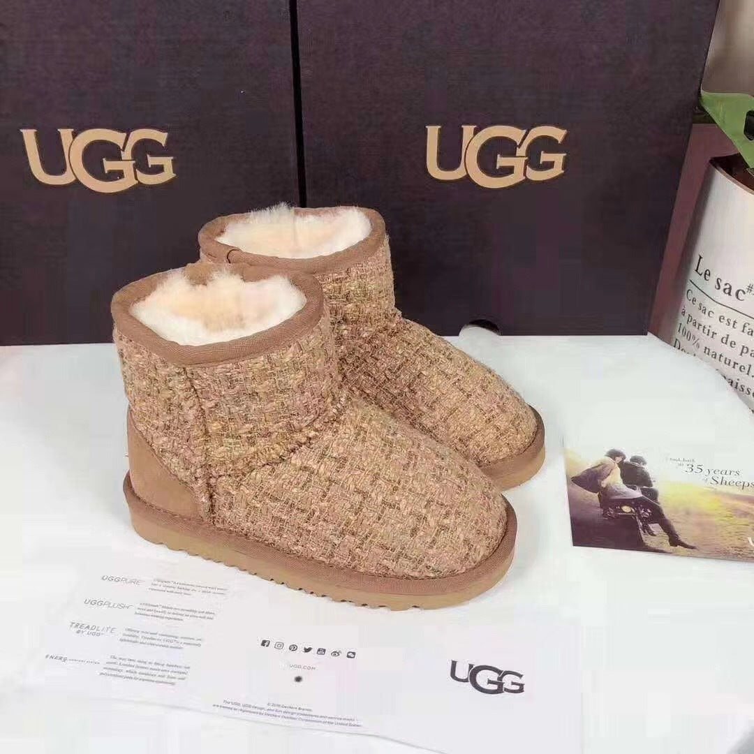 5854 Kids' Chic Winter Boots – Chestnut