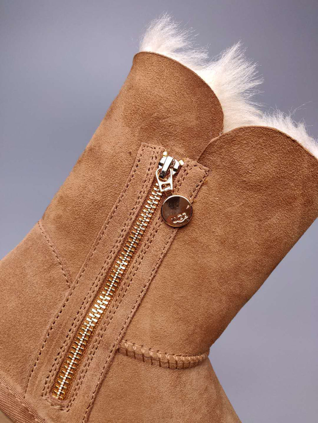 2480 Side-Zip Mid-Calf Boots – Chestnut