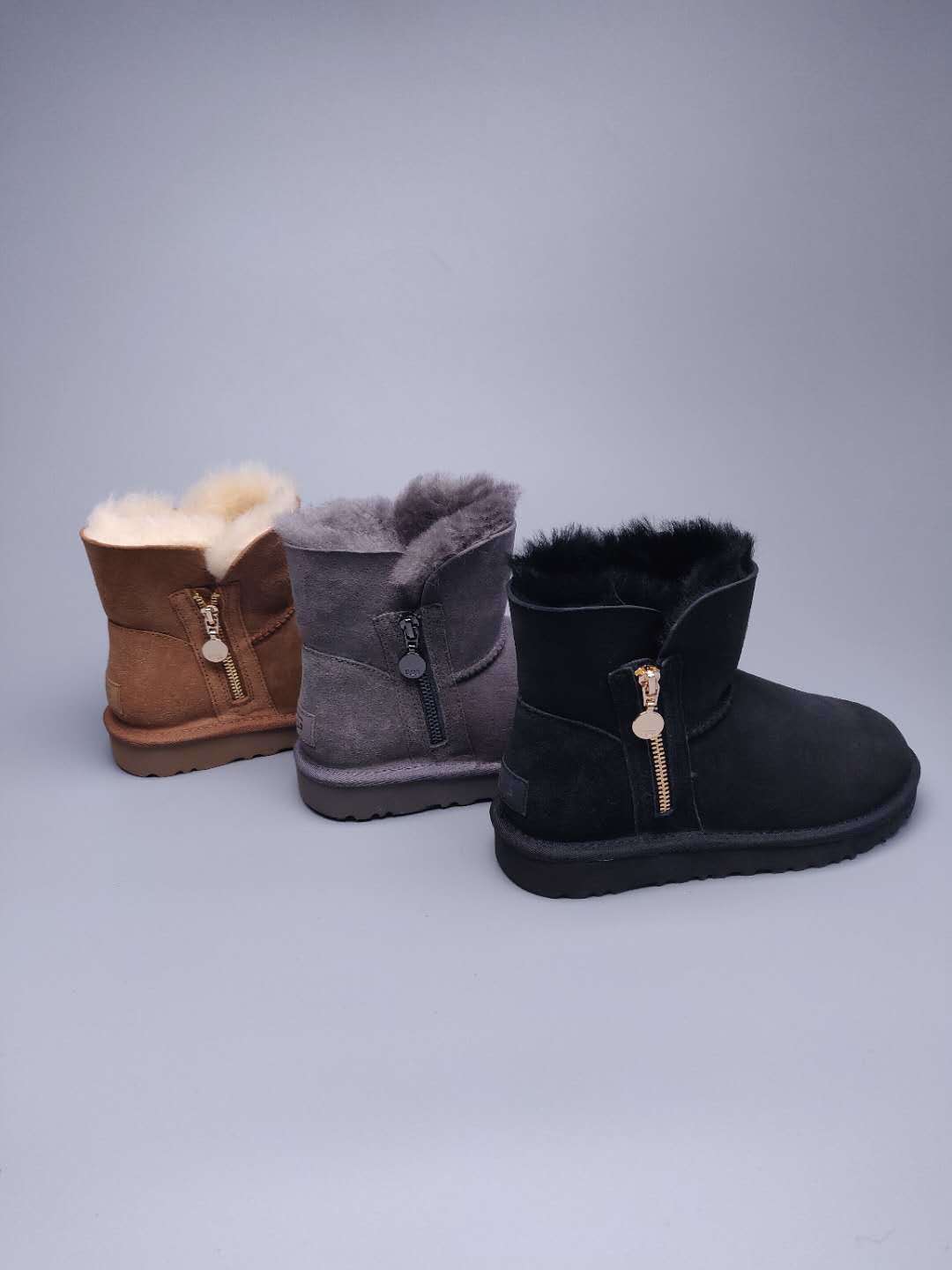2481 Side-Zip Ankle Boots – Chestnut