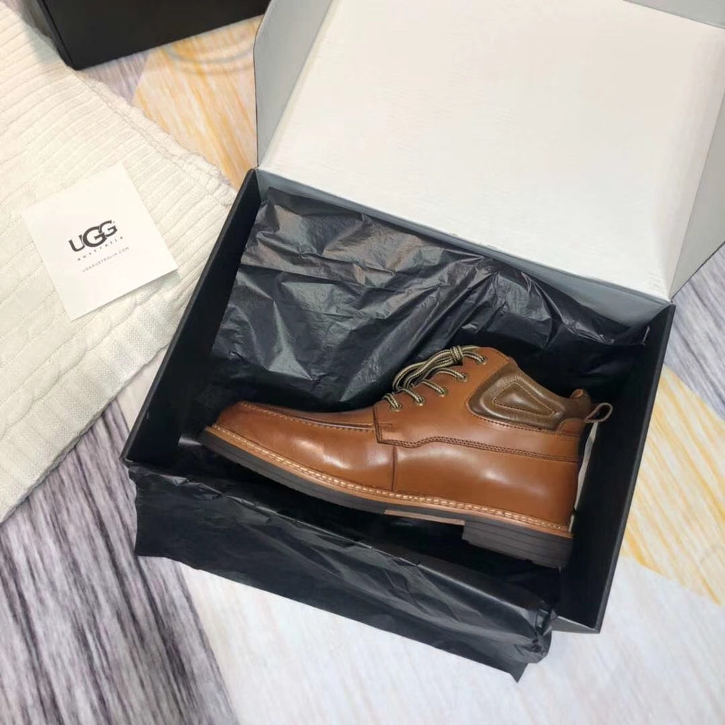 0726-1 Upgraded Series Leather Shoes – Brown