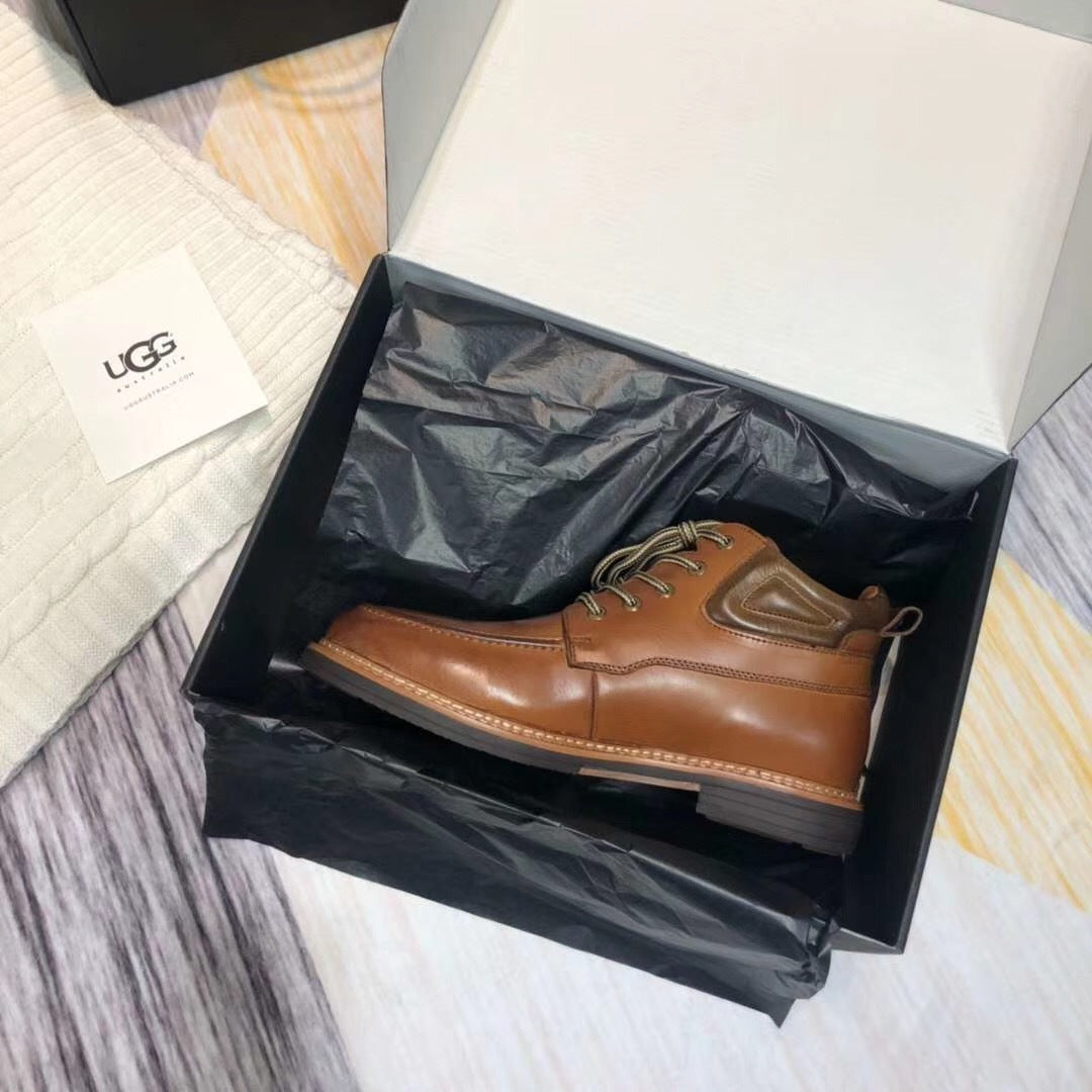 0726-1 Upgraded Series Leather Shoes – Brown