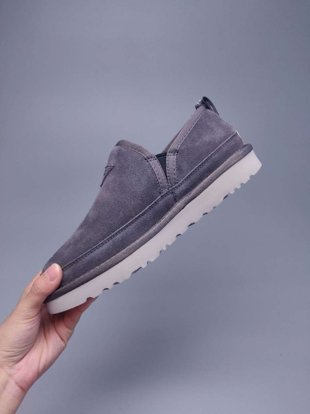 3455 Men's Slip-On Low-Top Shoes – Gray