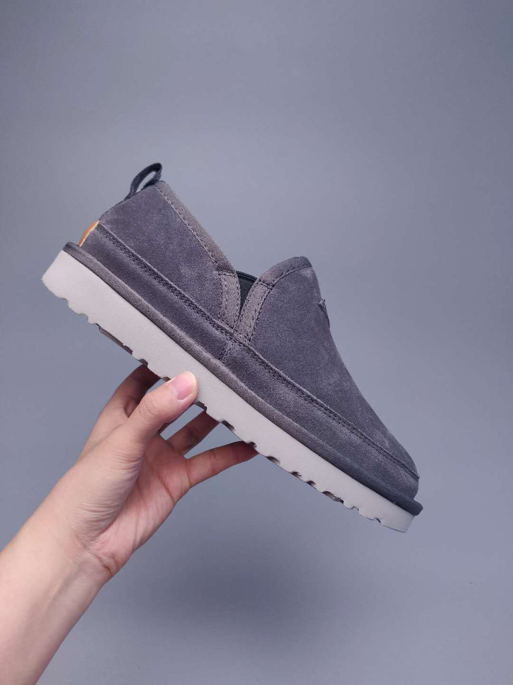 3455 Men's Slip-On Low-Top Shoes – Gray