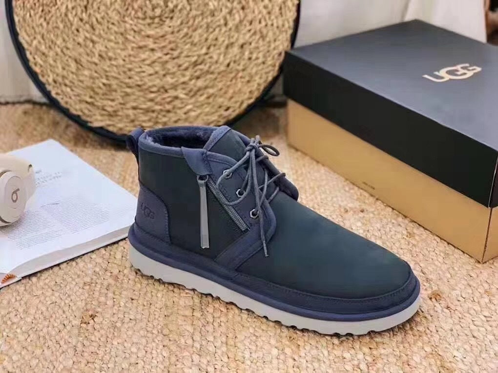 3883 Updated Zip-Up Shoes – Dark Gray