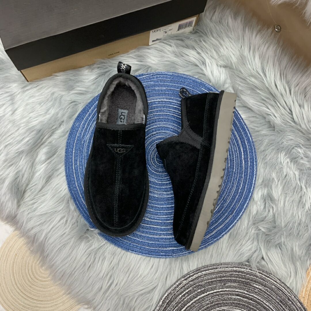 3455 Men's Slip-On Low-Top Shoes – Black