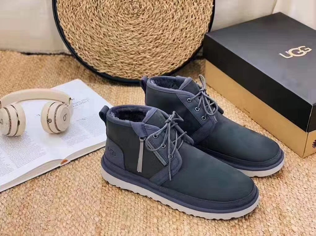 3883 Updated Zip-Up Shoes – Dark Gray