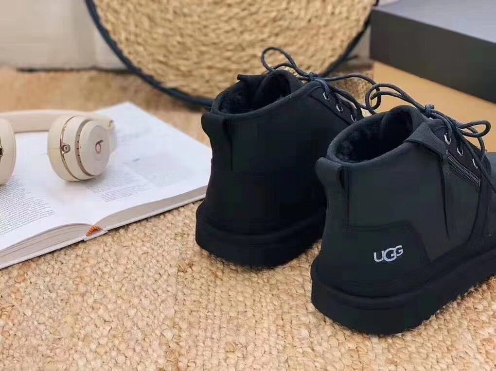 3883 Updated Zip-Up Shoes – Black