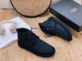 3883 Updated Zip-Up Shoes – Black
