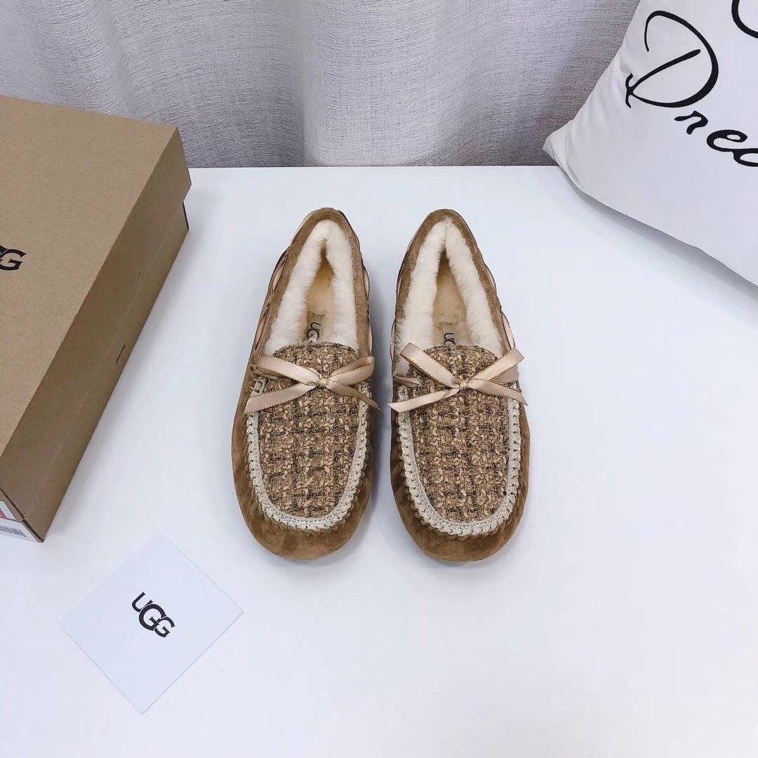 5623 Chic Moccasin-Style Shoes – Chestnut