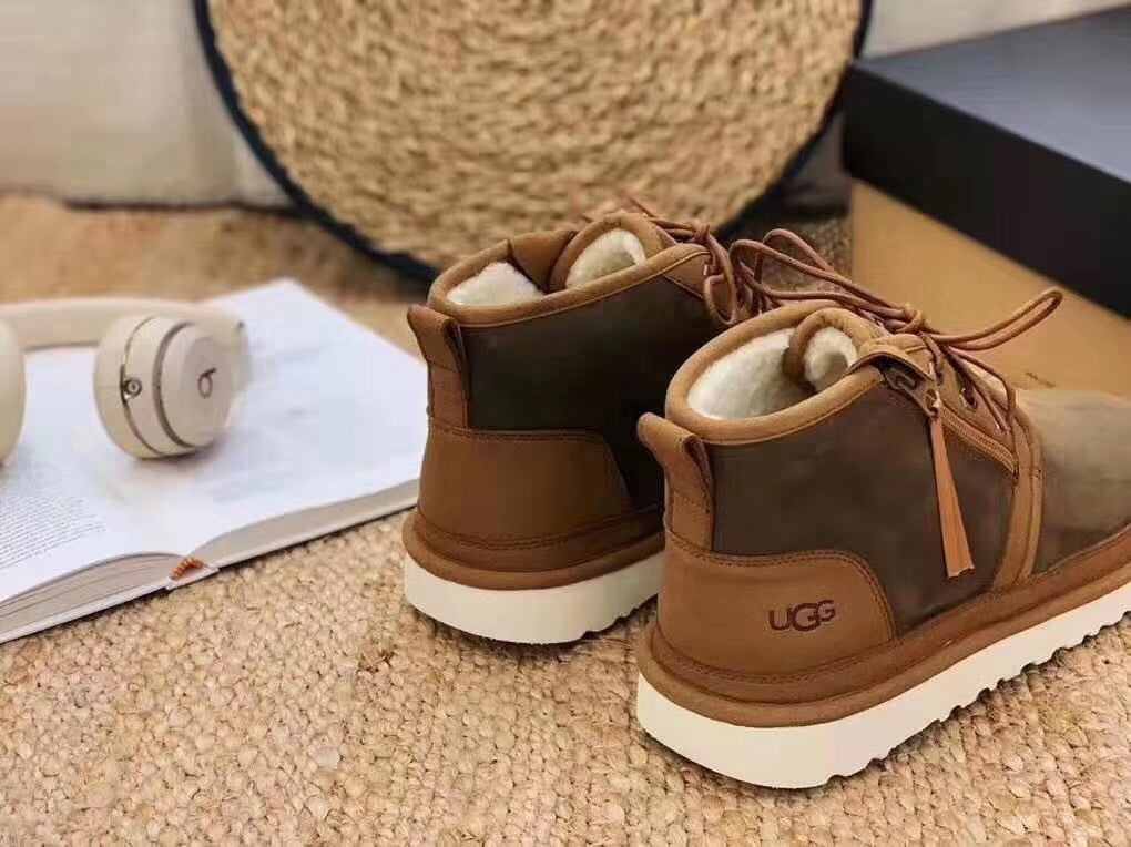 3883 Updated Zip-Up Shoes – Chestnut
