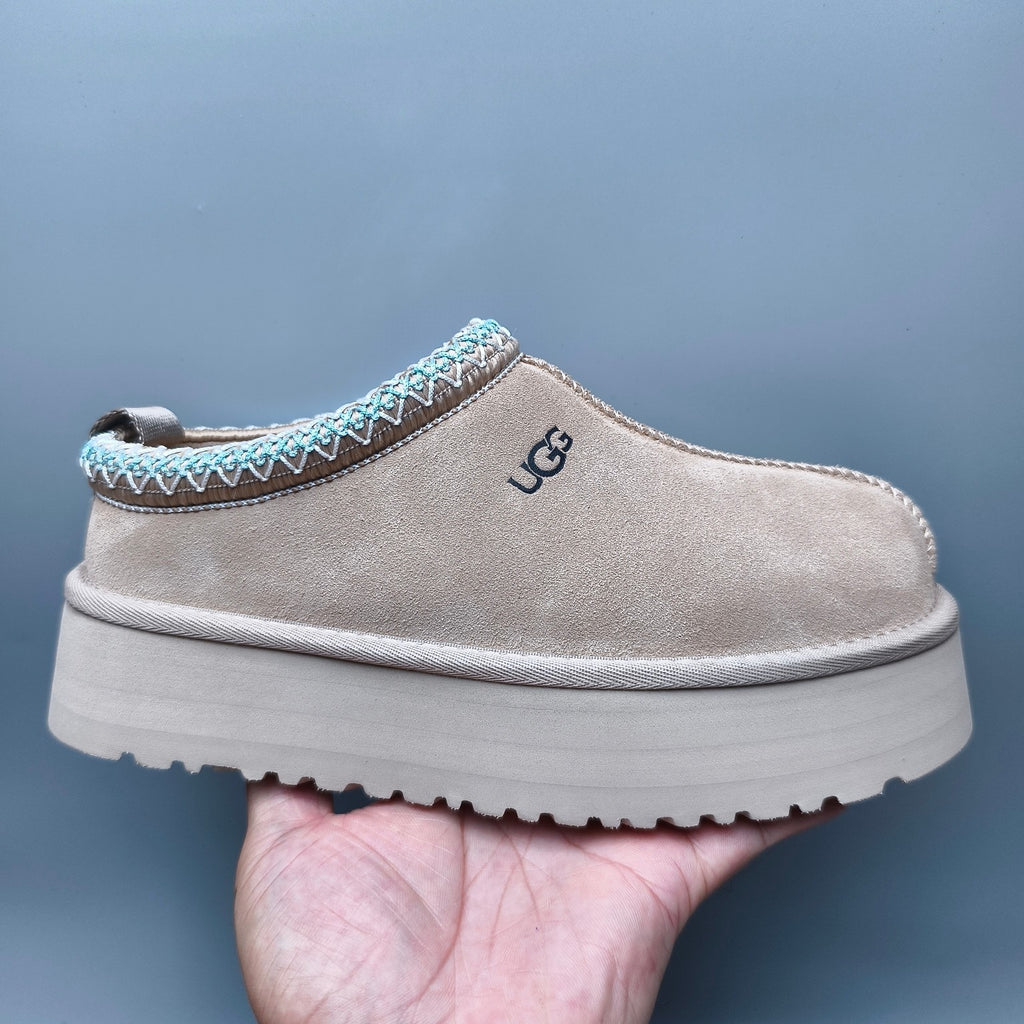 2553 / 2130 Boho-Inspired Platform Casual Shoes – Sand