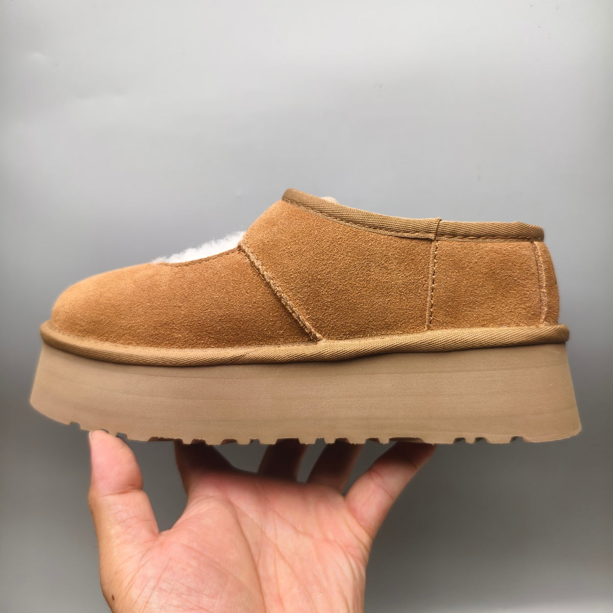 7612 Platform Mary Jane Fashion Shoes – Chestnut