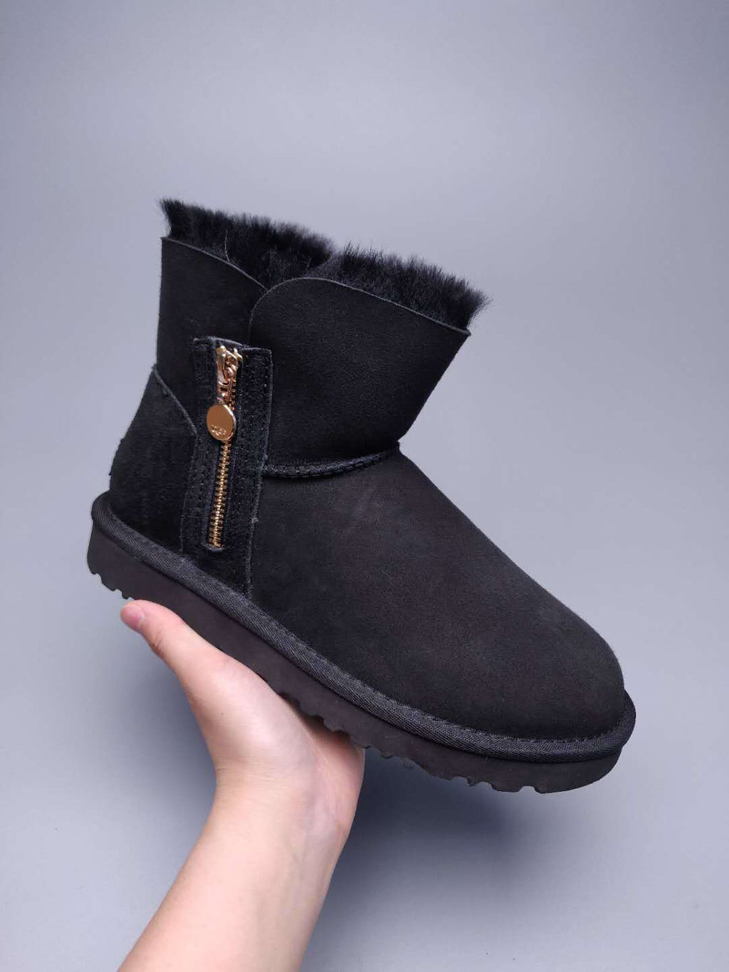 2481 Side-Zip Ankle Boots – Black